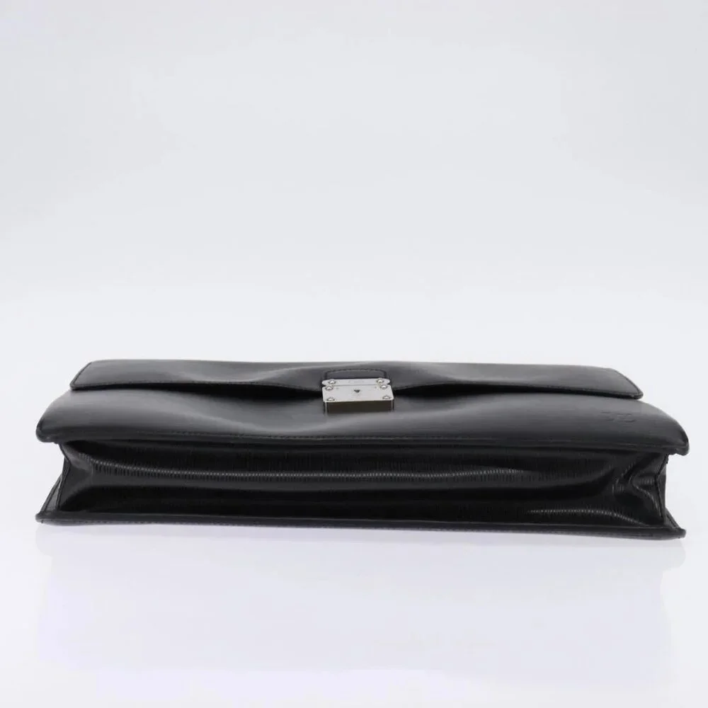 LOUIS VUITTON Epi Laguito Business Bag Noir M54552 LV Auth BA5802